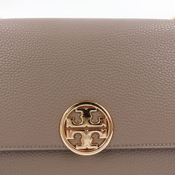 Tory Burch Miller Shoulder Bag Portobello Gray OS - Picture 9 of 16
